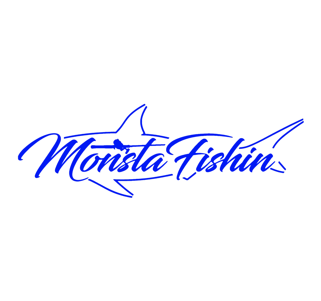Monsta Shark Decals  *NEW SIZING*  (14"x4.5")
