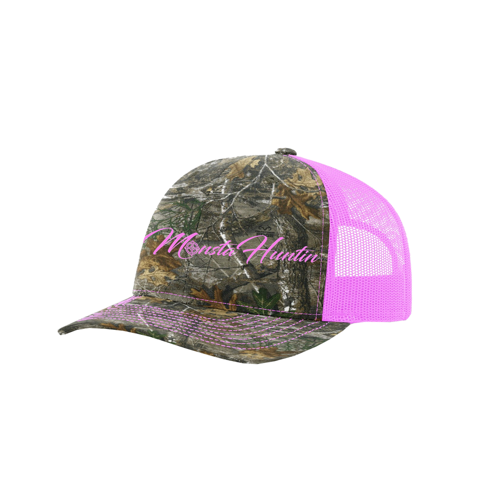 MonstaHuntin Neon Pink Hat