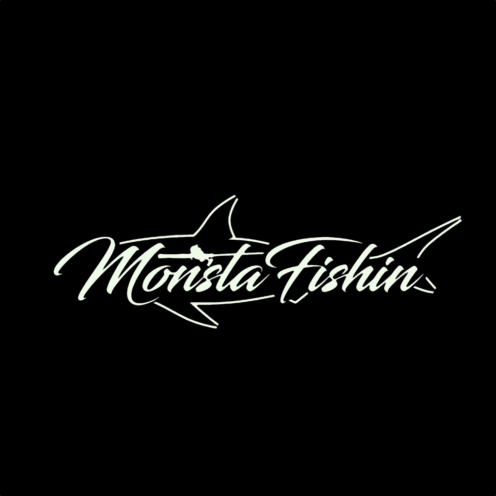 Monsta Shark Decals  *NEW SIZING*  (14"x4.5")